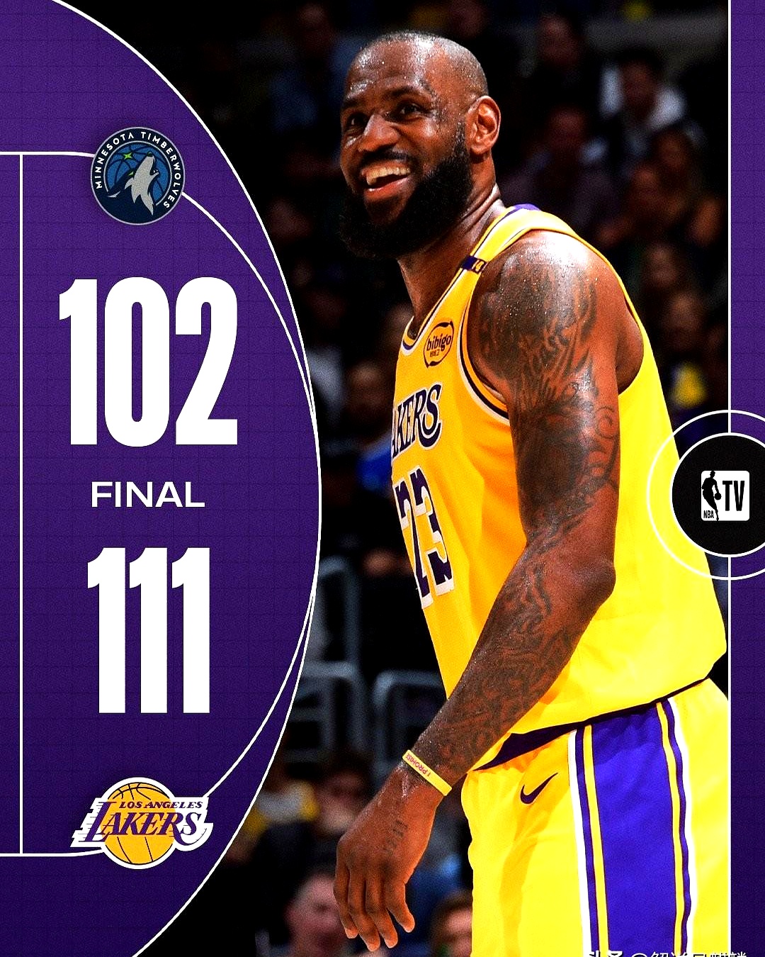 包含湖人逆转魔术，詹皇再度证明总冠军实力的词条